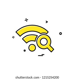 Wifi icon design vector