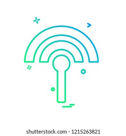 Wifi icon design vector
