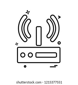 Wifi icon design vector