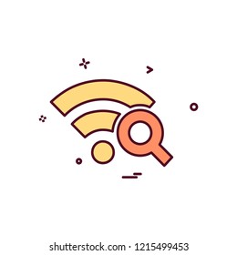 Wifi icon design vector