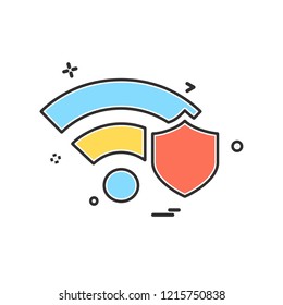 Wifi icon design vector