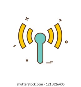 Wifi icon design vector