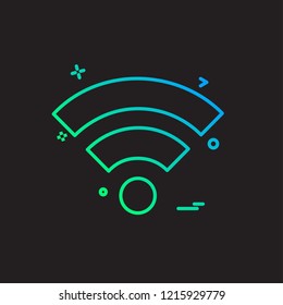 Wifi icon design vector