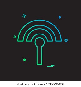 Wifi icon design vector