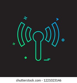 Wifi icon design vector