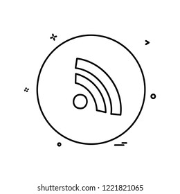 Wifi icon design vector