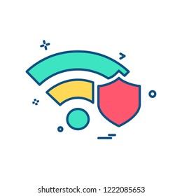 Wifi icon design vector