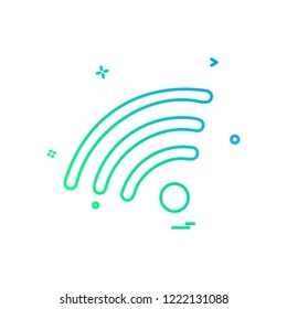 Wifi icon design vector