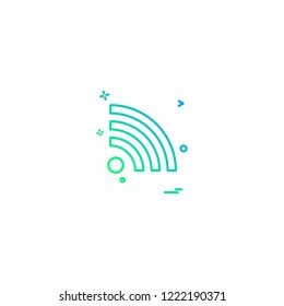 Wifi icon design vector 