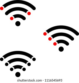 Wifi Icon Design Vector Art Illustration