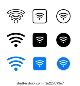 Wifi Icon : Digital Theme, Technology Theme, Infographics and Other Graphic Related Assets.