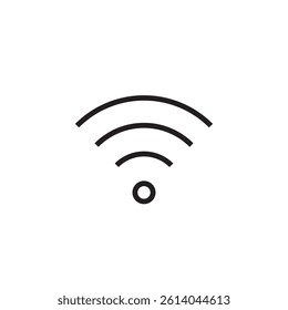 wifi icon editable outline stroke vector eps