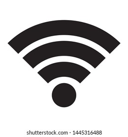 WiFi icon. Emblem of wireless internet connection. Vector illustration