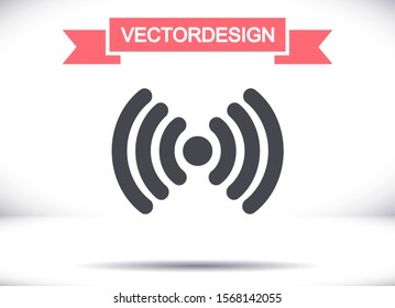 Wi-fi icon. Eps 10 Wi-Fi vector. Wi-fi flat design. Wi-Fi 10 eps icon