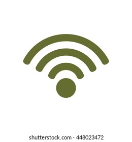 Wi-Fi icon. Flat design.