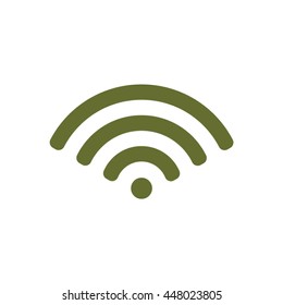 Wi-Fi icon. Flat design.