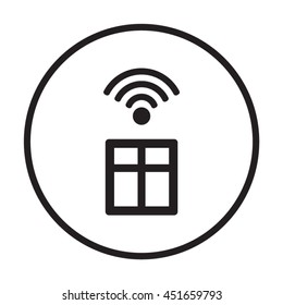 Wi-Fi icon. Flat design.