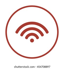 Wi-Fi icon. Flat design.