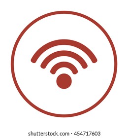 Wi-Fi icon. Flat design.
