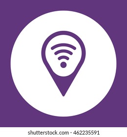 Wi-Fi  icon. Flat design.