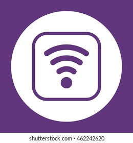 Wi-Fi  icon. Flat design.