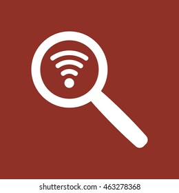 Wi-Fi  icon. Flat design.