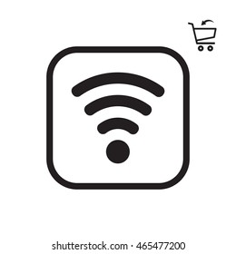 Wi-Fi  icon. Flat design.