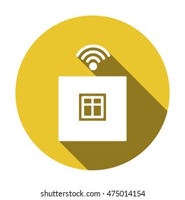 Wi-Fi icon. Flat design.