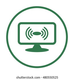 Wi-Fi  icon. Flat design.