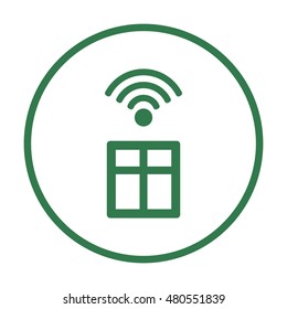 Wi-Fi icon. Flat design.