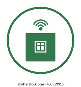 Wi-Fi icon. Flat design.