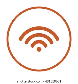 Wi-Fi icon. Flat design.