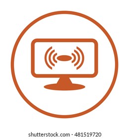 Wi-Fi  icon. Flat design.