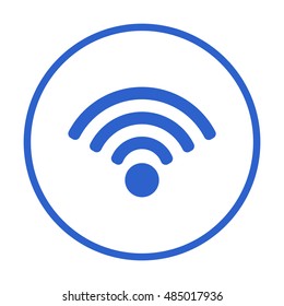 Wi-Fi icon. Flat design.