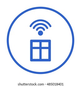 Wi-Fi icon. Flat design.