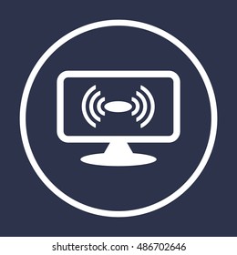 Wi-Fi  icon. Flat design.