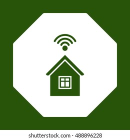 Wi-Fi icon. Flat design.