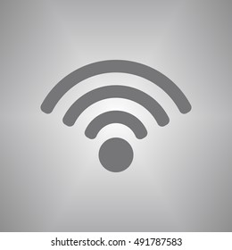 Wi-Fi icon. Flat design.