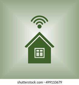 Wi-Fi icon. Flat design.