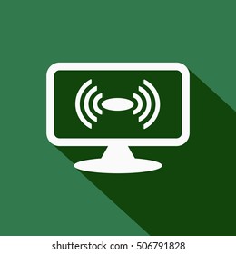 Wi-Fi  icon. Flat design.