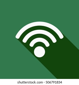 Wi-Fi icon. Flat design.