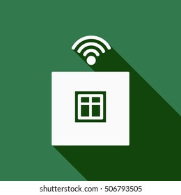 Wi-Fi icon. Flat design.
