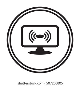 Wi-Fi  icon. Flat design.