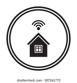 Wi-Fi icon. Flat design.