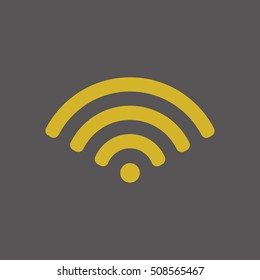 Wi-Fi icon. Flat design.