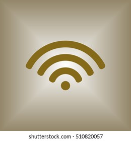 Wi-Fi icon. Flat design.