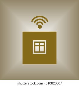 Wi-Fi icon. Flat design.