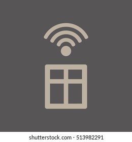 Wi-Fi icon. Flat design.