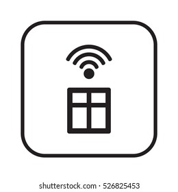 Wi-Fi icon. Flat design.