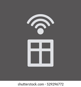 Wi-Fi icon. Flat design.